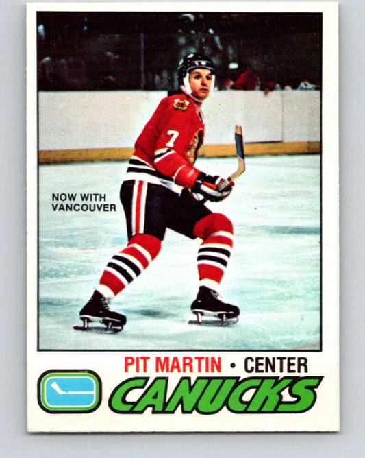 1977-78 O-Pee-Chee #135 Pit Martin  Vancouver Canucks  V13839