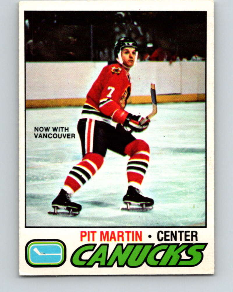 1977-78 O-Pee-Chee #135 Pit Martin  Vancouver Canucks  V13840