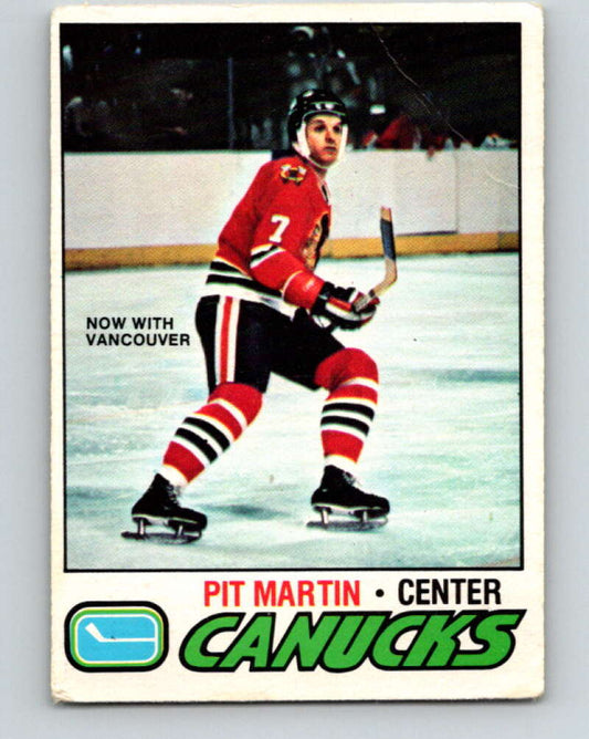 1977-78 O-Pee-Chee #135 Pit Martin  Vancouver Canucks  V13842