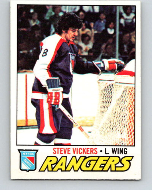 1977-78 O-Pee-Chee #136 Steve Vickers  New York Rangers  V13846