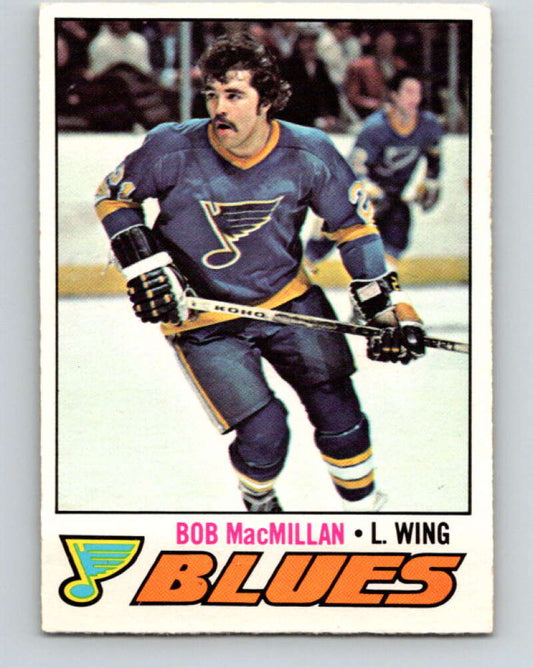 1977-78 O-Pee-Chee #141 Bob MacMillan  St. Louis Blues  V13884