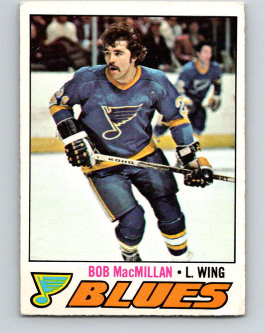 1977-78 O-Pee-Chee #141 Bob MacMillan  St. Louis Blues  V13886