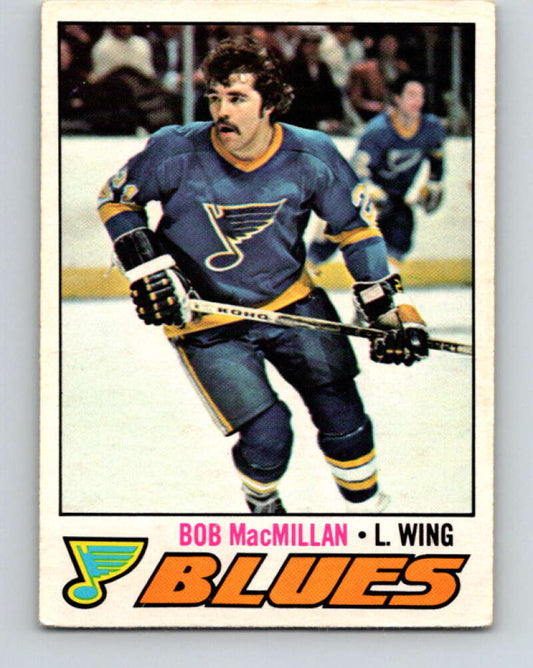 1977-78 O-Pee-Chee #141 Bob MacMillan  St. Louis Blues  V13888