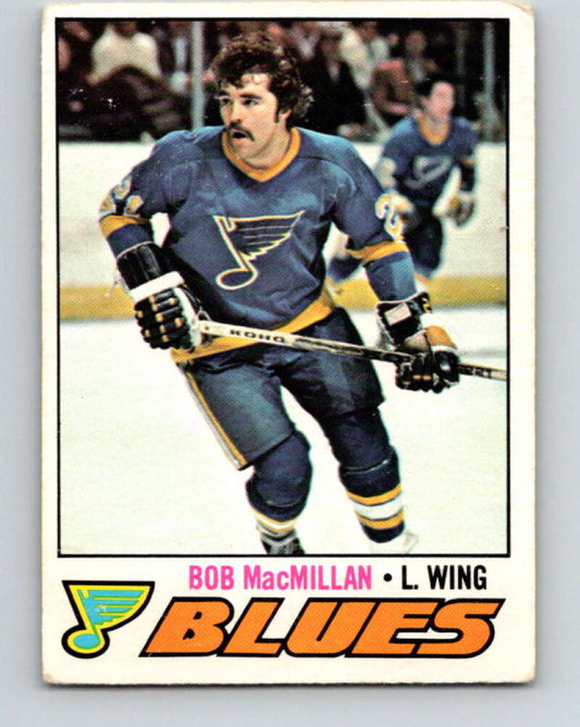 1977-78 O-Pee-Chee #141 Bob MacMillan  St. Louis Blues  V13889