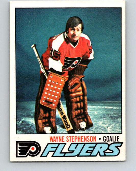 1977-78 O-Pee-Chee #142 Wayne Stephenson  Philadelphia Flyers  V13892