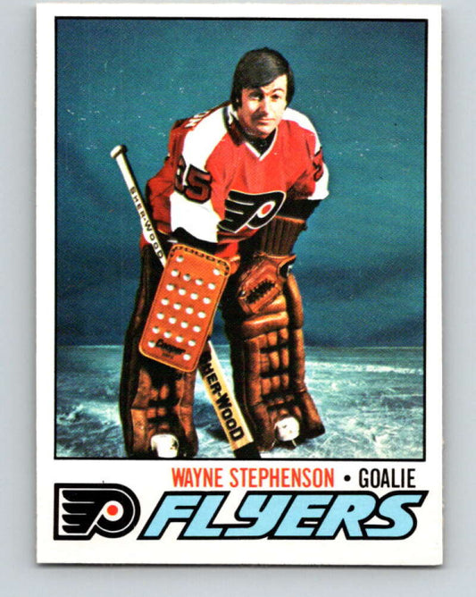 1977-78 O-Pee-Chee #142 Wayne Stephenson  Philadelphia Flyers  V13893