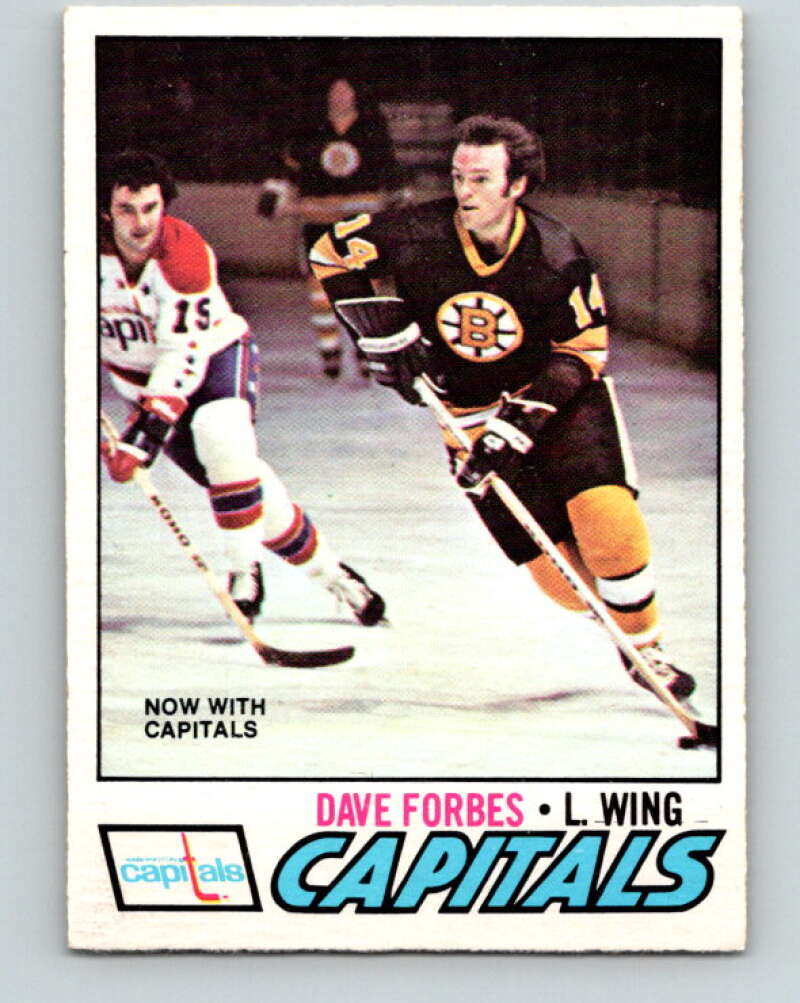 1977-78 O-Pee-Chee #143 Dave Forbes  Washington Capitals  V13898