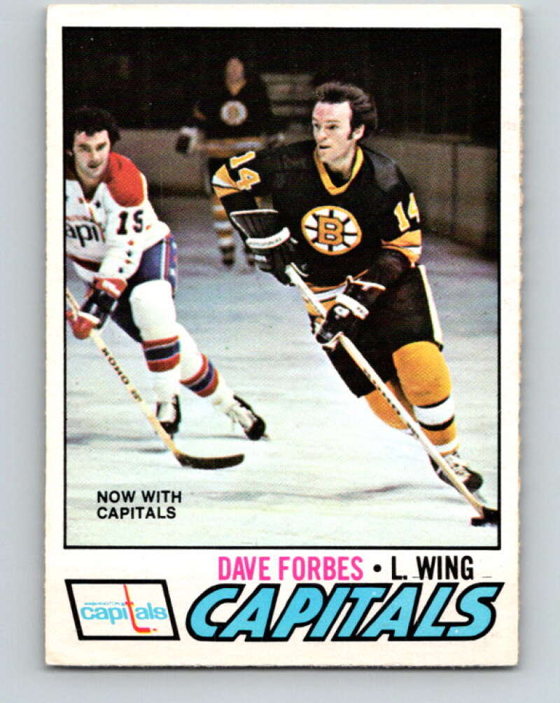 1977-78 O-Pee-Chee #143 Dave Forbes  Washington Capitals  V13899