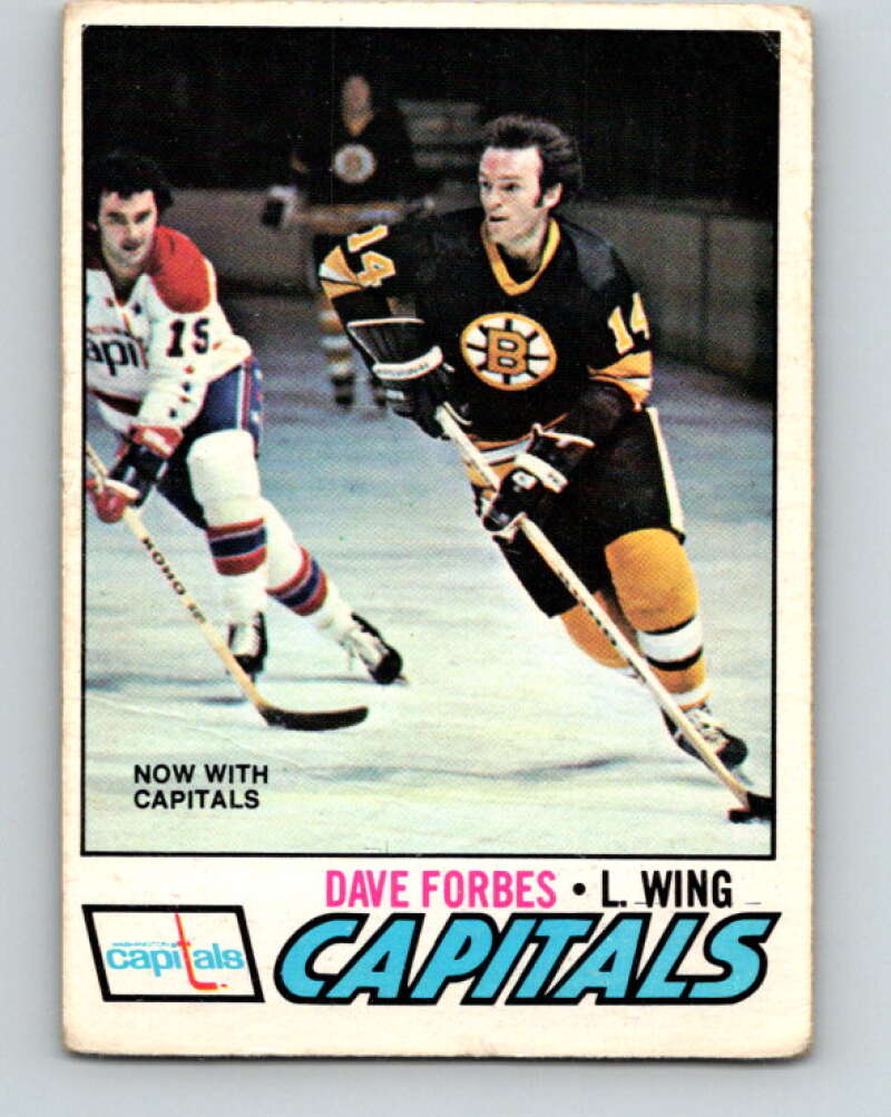 1977-78 O-Pee-Chee #143 Dave Forbes  Washington Capitals  V13900