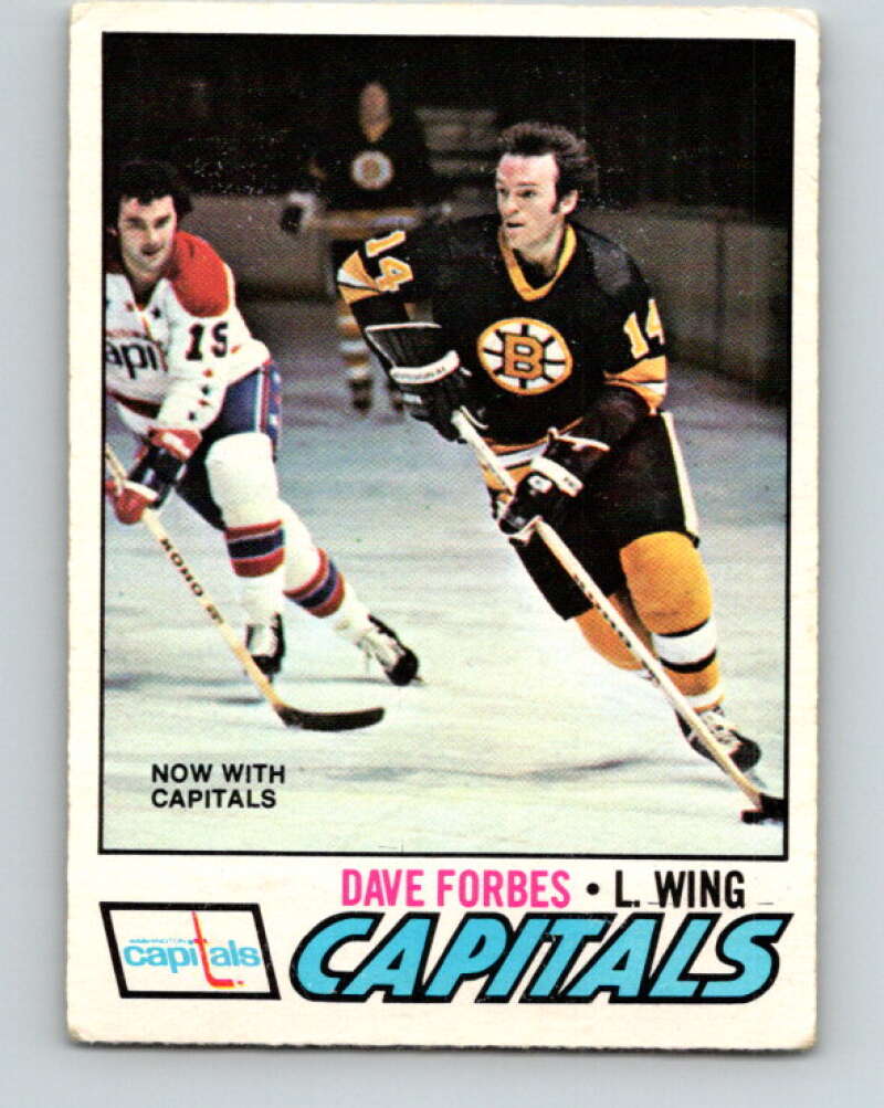 1977-78 O-Pee-Chee #143 Dave Forbes  Washington Capitals  V13901