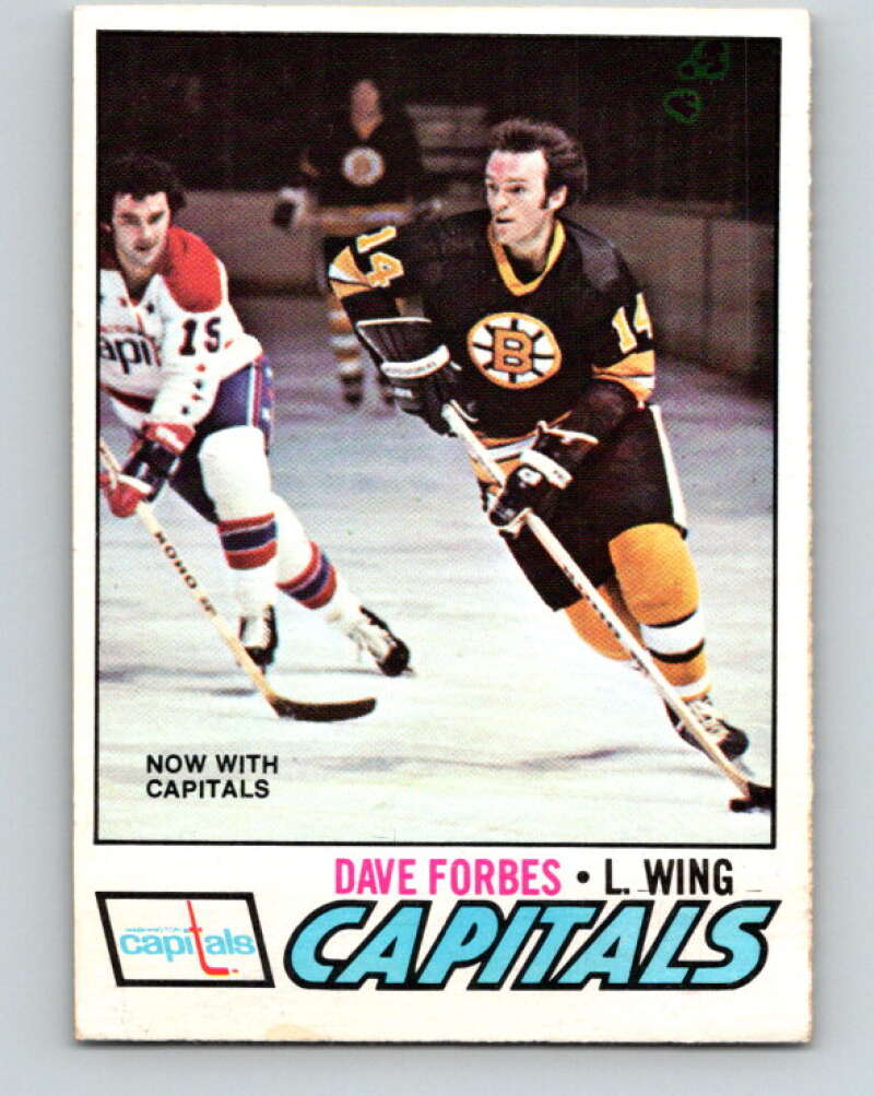 1977-78 O-Pee-Chee #143 Dave Forbes  Washington Capitals  V13902