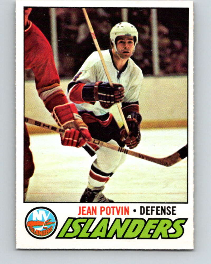 1977-78 O-Pee-Chee #144 Jean Potvin  New York Islanders  V13903