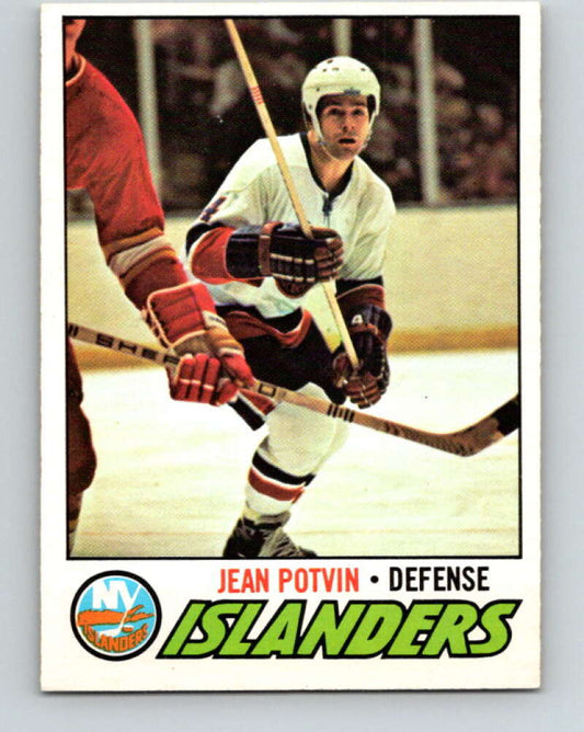 1977-78 O-Pee-Chee #144 Jean Potvin  New York Islanders  V13905