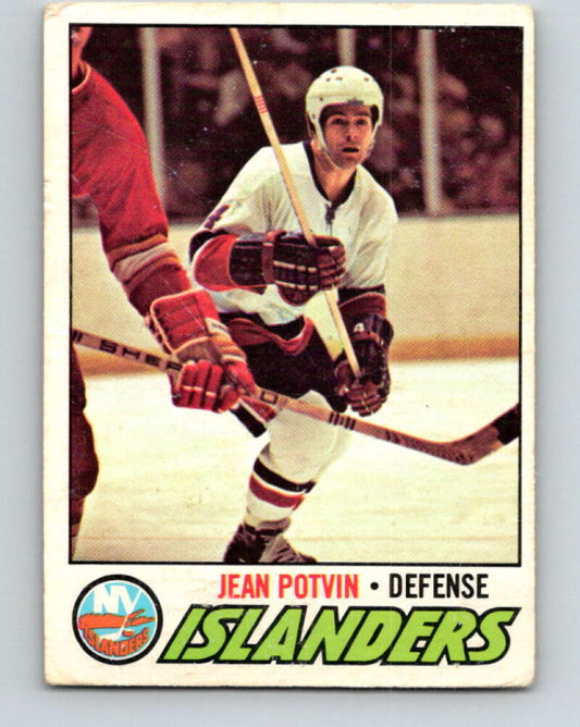 1977-78 O-Pee-Chee #144 Jean Potvin  New York Islanders  V13907