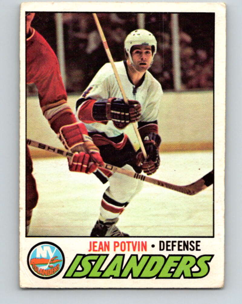 1977-78 O-Pee-Chee #144 Jean Potvin  New York Islanders  V13908