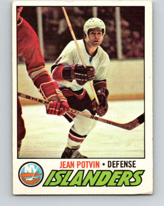 1977-78 O-Pee-Chee #144 Jean Potvin  New York Islanders  V13909