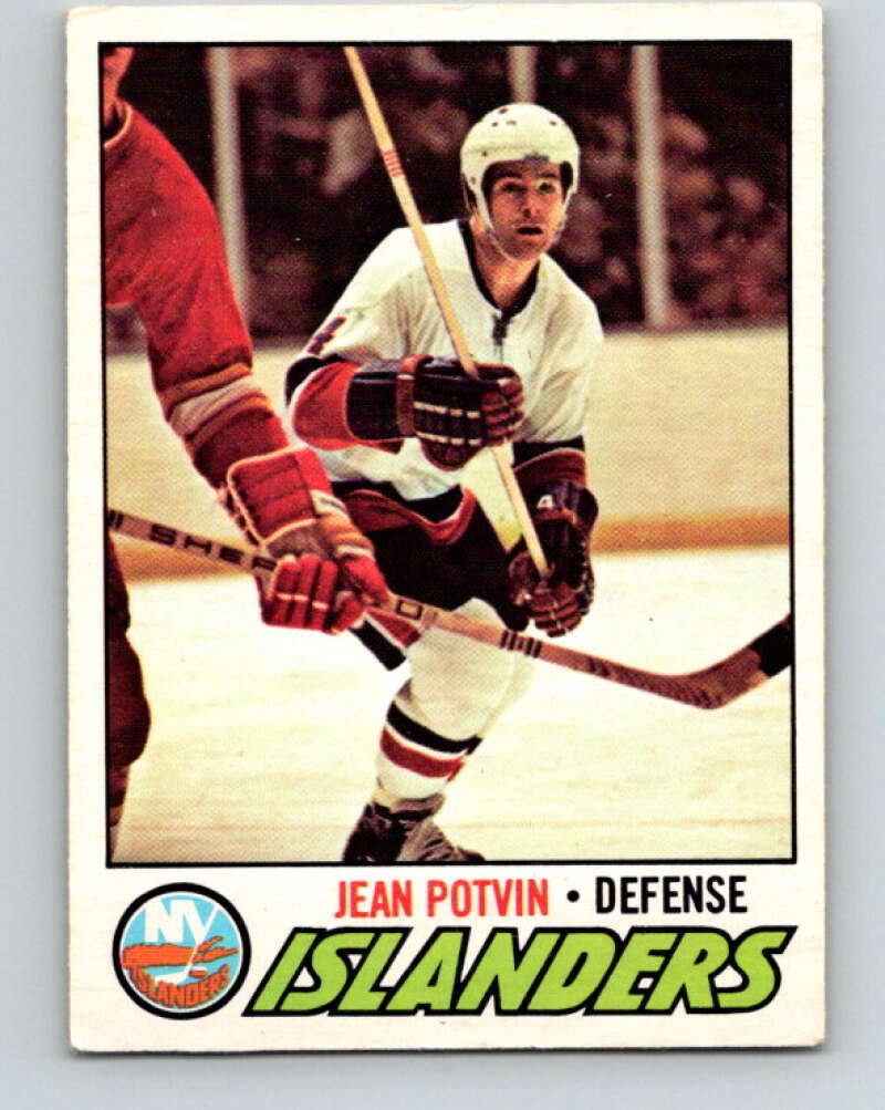 1977-78 O-Pee-Chee #144 Jean Potvin  New York Islanders  V13910