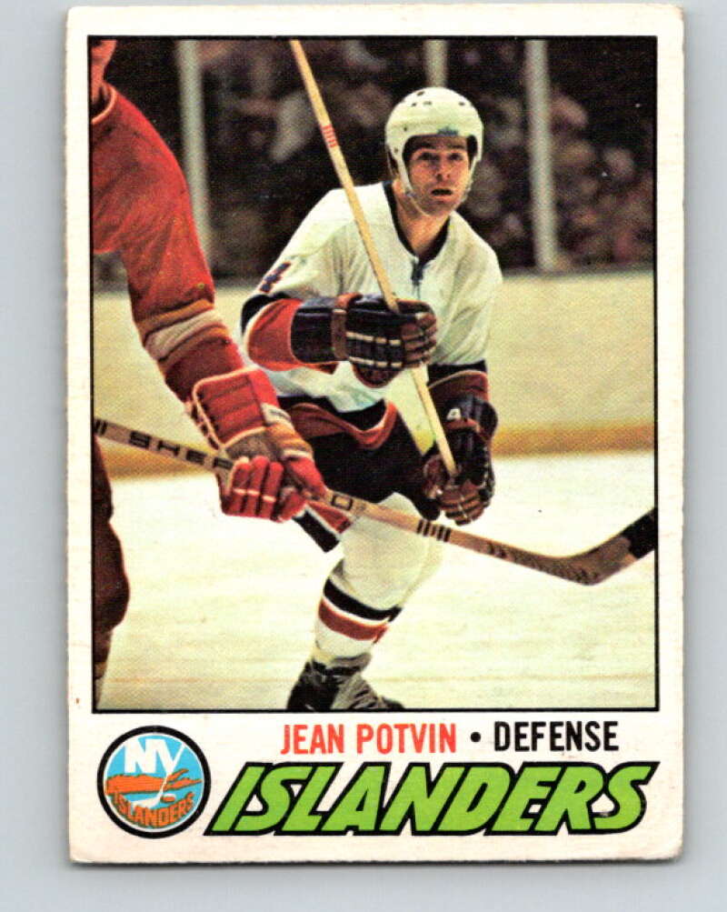 1977-78 O-Pee-Chee #144 Jean Potvin  New York Islanders  V13911