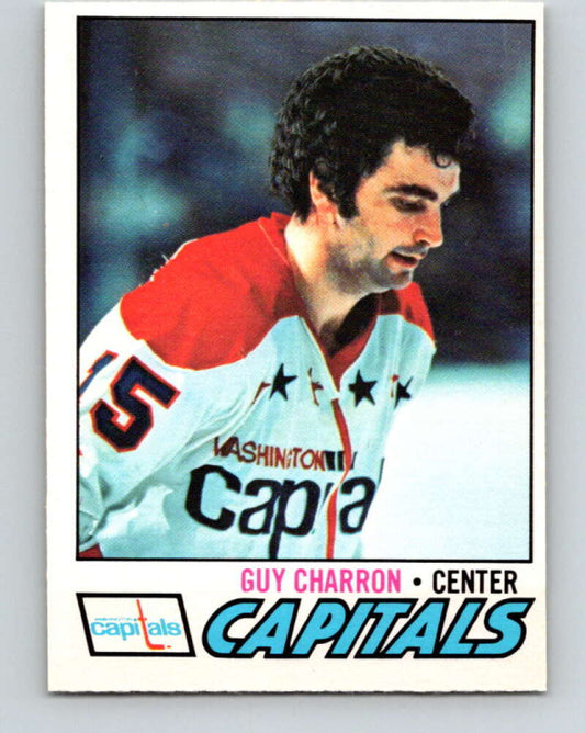 1977-78 O-Pee-Chee #145 Guy Charron  Washington Capitals  V13912