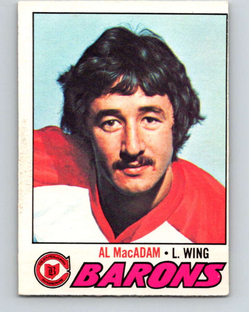 1977-78 O-Pee-Chee #149 Al MacAdam  Cleveland Barons  V13931