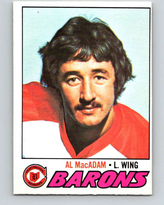 1977-78 O-Pee-Chee #149 Al MacAdam  Cleveland Barons  V13932