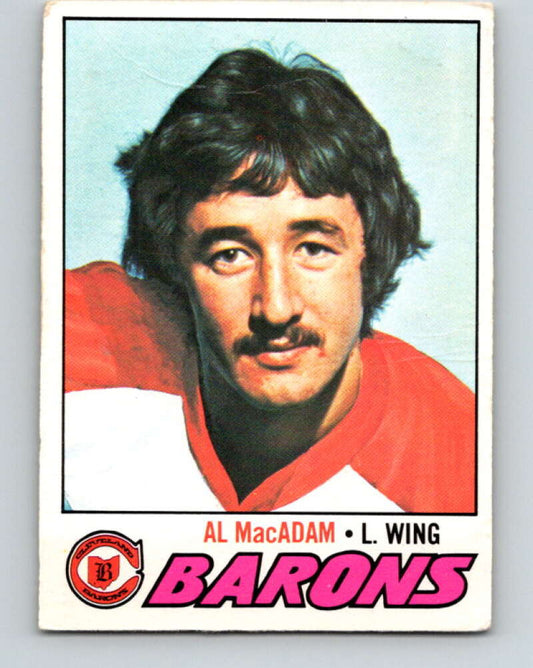 1977-78 O-Pee-Chee #149 Al MacAdam  Cleveland Barons  V13934