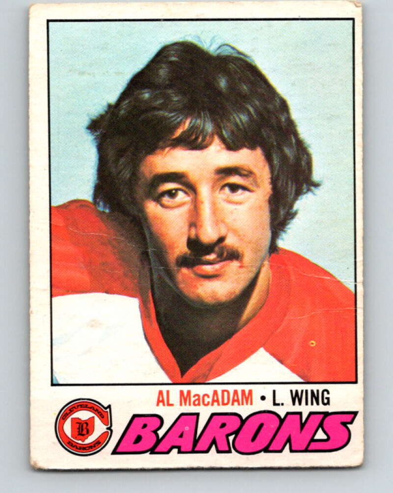 1977-78 O-Pee-Chee #149 Al MacAdam  Cleveland Barons  V13936