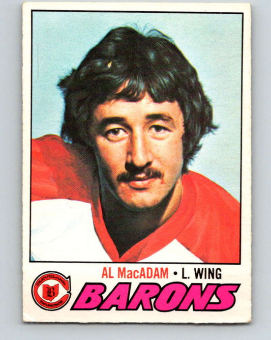 1977-78 O-Pee-Chee #149 Al MacAdam  Cleveland Barons  V13937