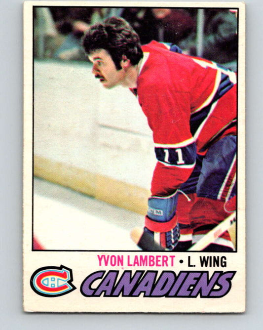 1977-78 O-Pee-Chee #151 Yvon Lambert  Montreal Canadiens  V13945