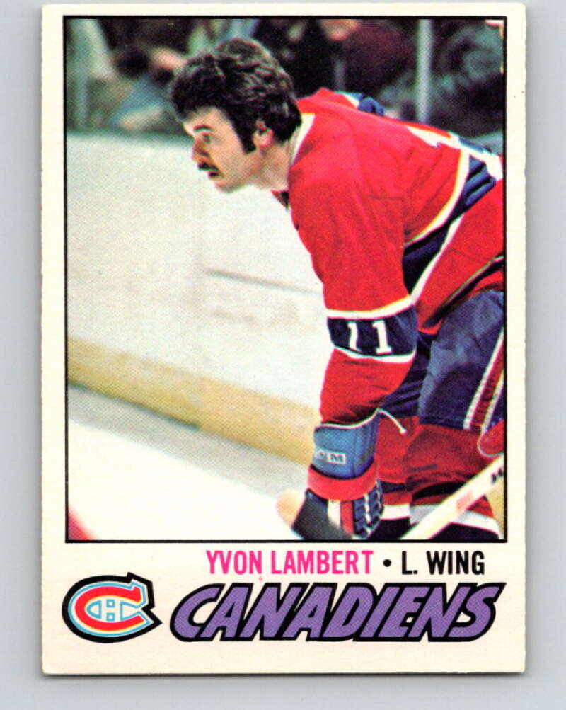 1977-78 O-Pee-Chee #151 Yvon Lambert  Montreal Canadiens  V13950