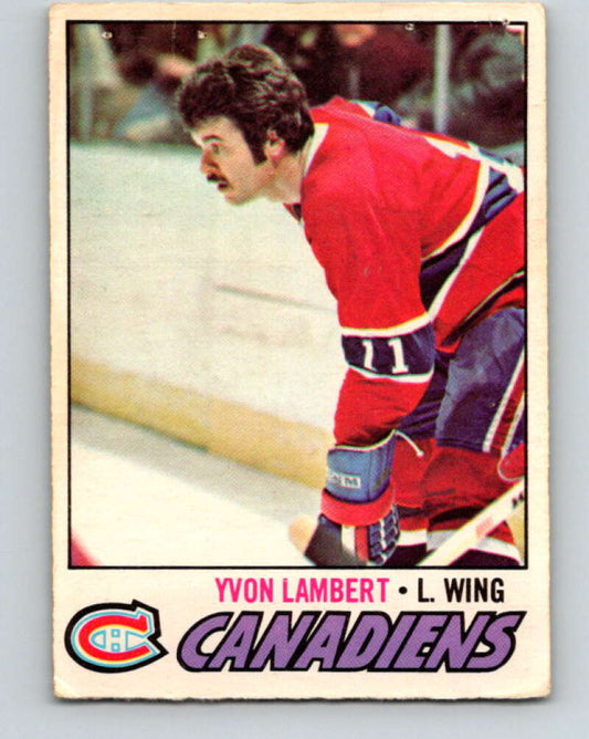 1977-78 O-Pee-Chee #151 Yvon Lambert  Montreal Canadiens  V13952