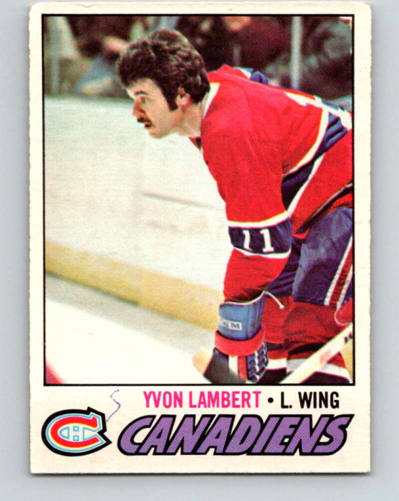 1977-78 O-Pee-Chee #151 Yvon Lambert  Montreal Canadiens  V13953