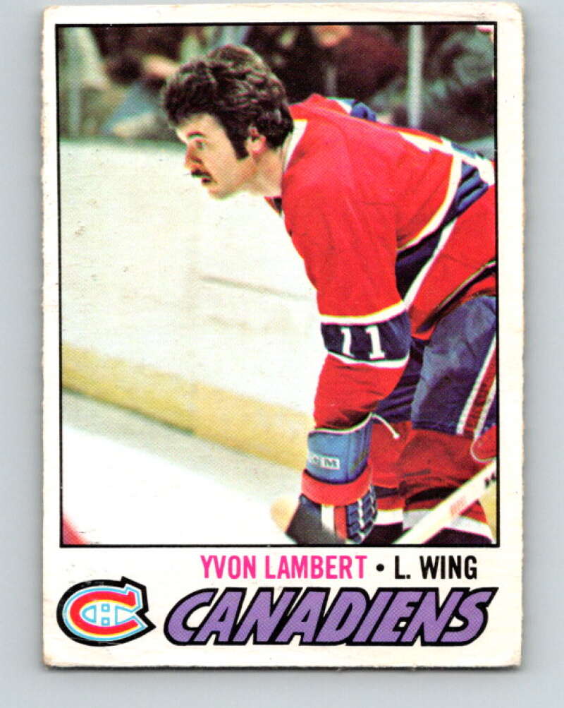 1977-78 O-Pee-Chee #151 Yvon Lambert  Montreal Canadiens  V13955
