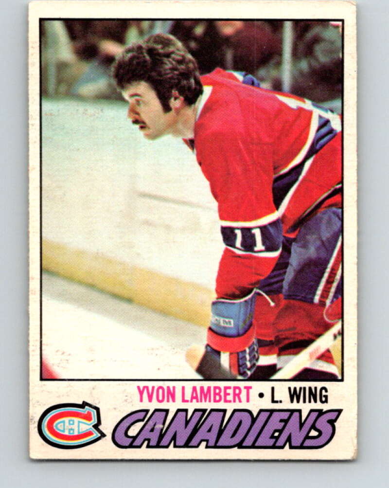 1977-78 O-Pee-Chee #151 Yvon Lambert  Montreal Canadiens  V13956
