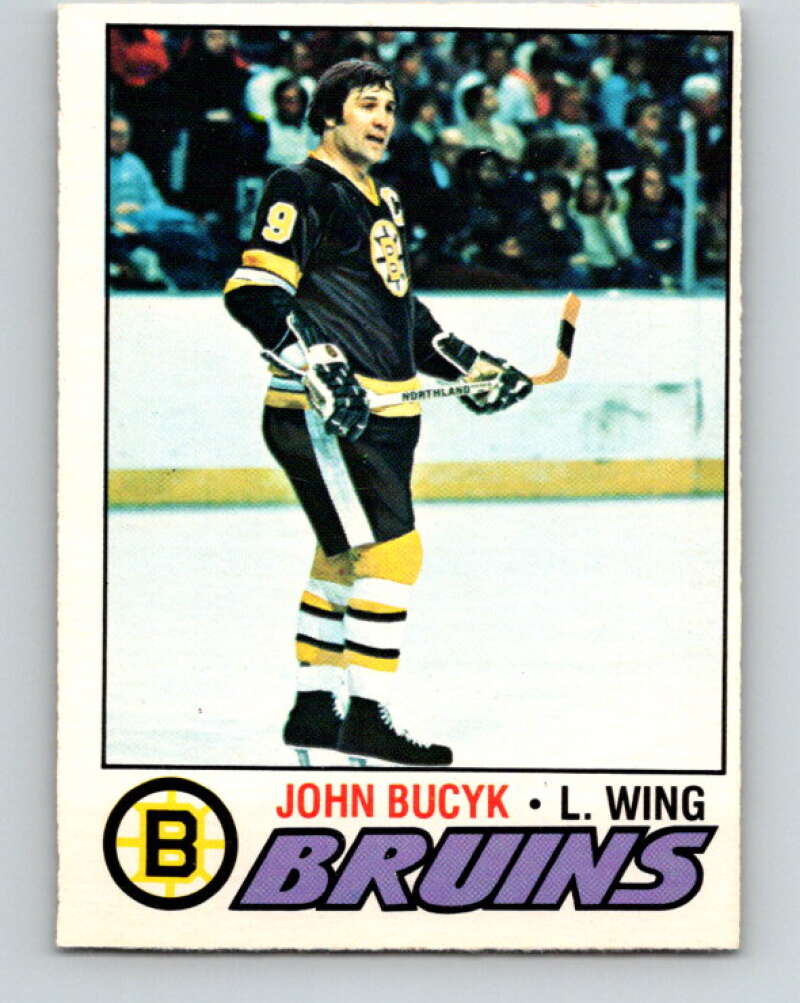 1977-78 O-Pee-Chee #155 Johnny Bucyk  Boston Bruins  V13989