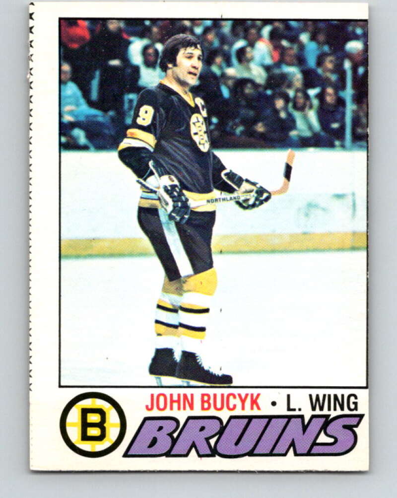 1977-78 O-Pee-Chee #155 Johnny Bucyk  Boston Bruins  V13991
