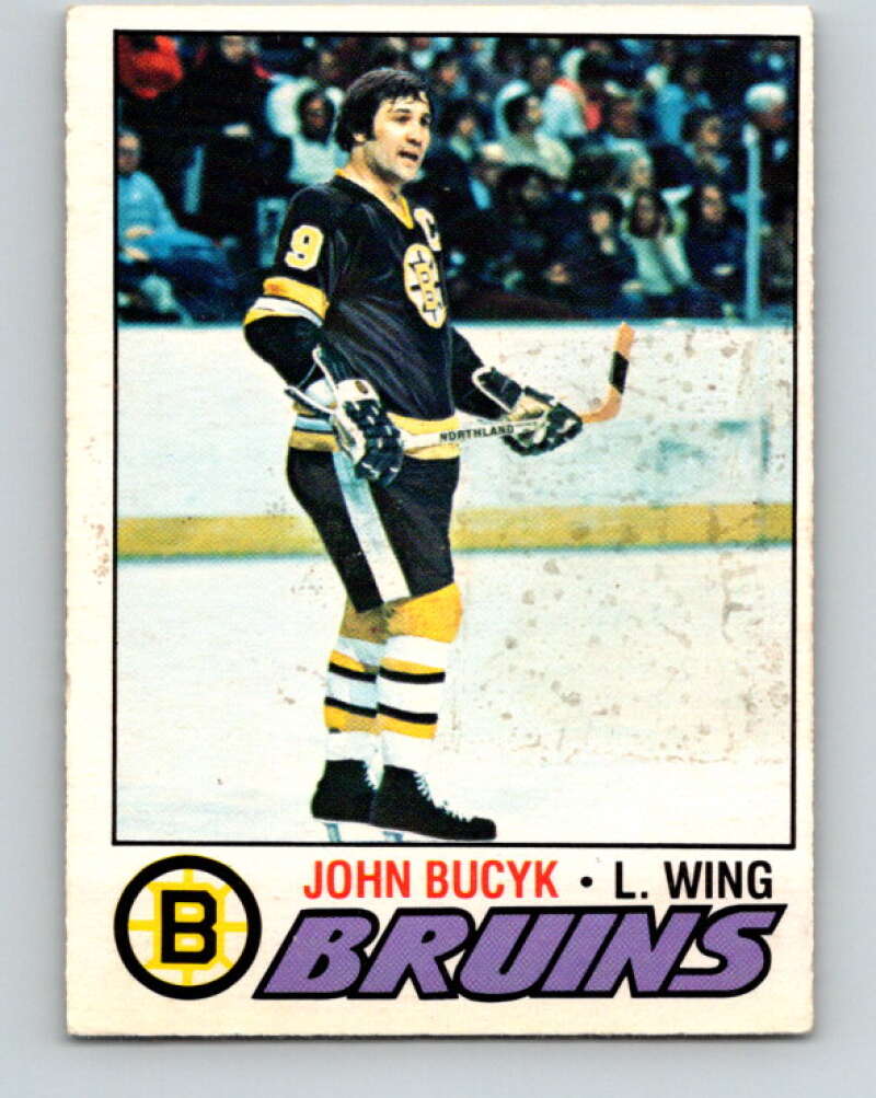 1977-78 O-Pee-Chee #155 Johnny Bucyk  Boston Bruins  V13992