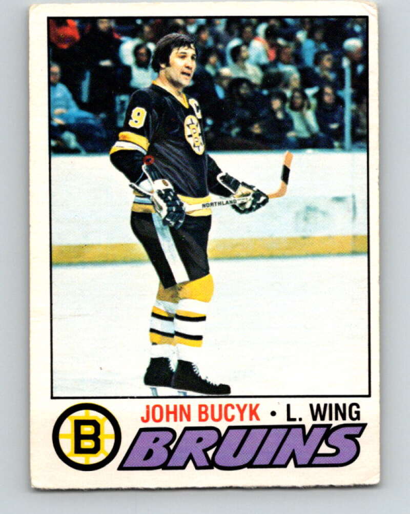 1977-78 O-Pee-Chee #155 Johnny Bucyk  Boston Bruins  V13993