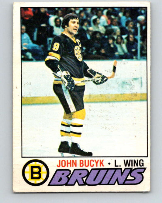 1977-78 O-Pee-Chee #155 Johnny Bucyk  Boston Bruins  V13994