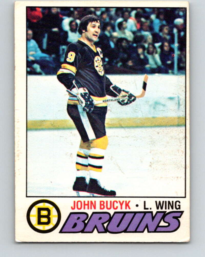 1977-78 O-Pee-Chee #155 Johnny Bucyk  Boston Bruins  V13995