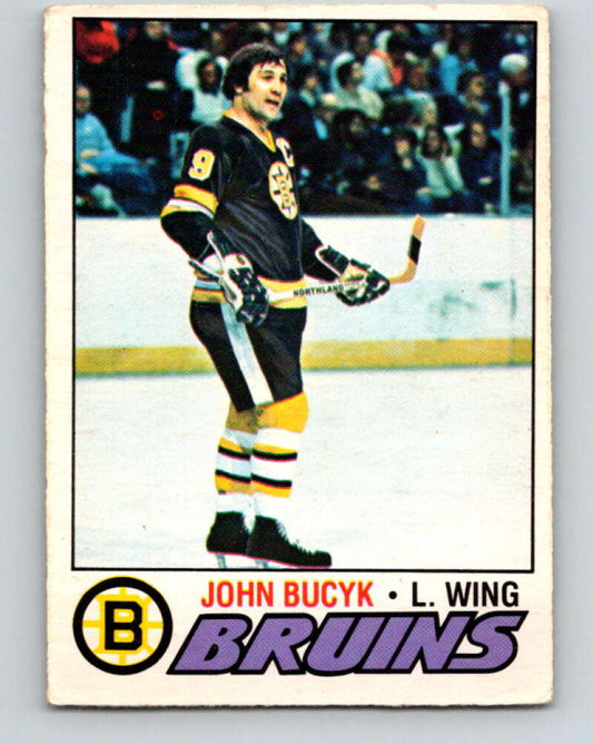 1977-78 O-Pee-Chee #155 Johnny Bucyk  Boston Bruins  V13996