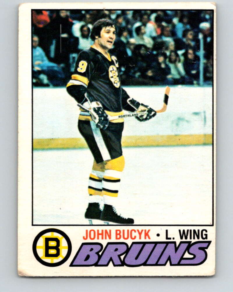1977-78 O-Pee-Chee #155 Johnny Bucyk  Boston Bruins  V13997