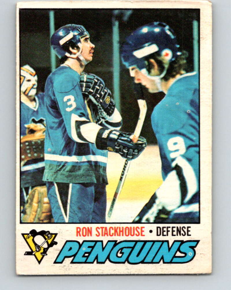 1977-78 O-Pee-Chee #157 Ron Stackhouse  Pittsburgh Penguins  V14001