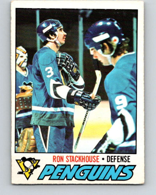 1977-78 O-Pee-Chee #157 Ron Stackhouse  Pittsburgh Penguins  V14002