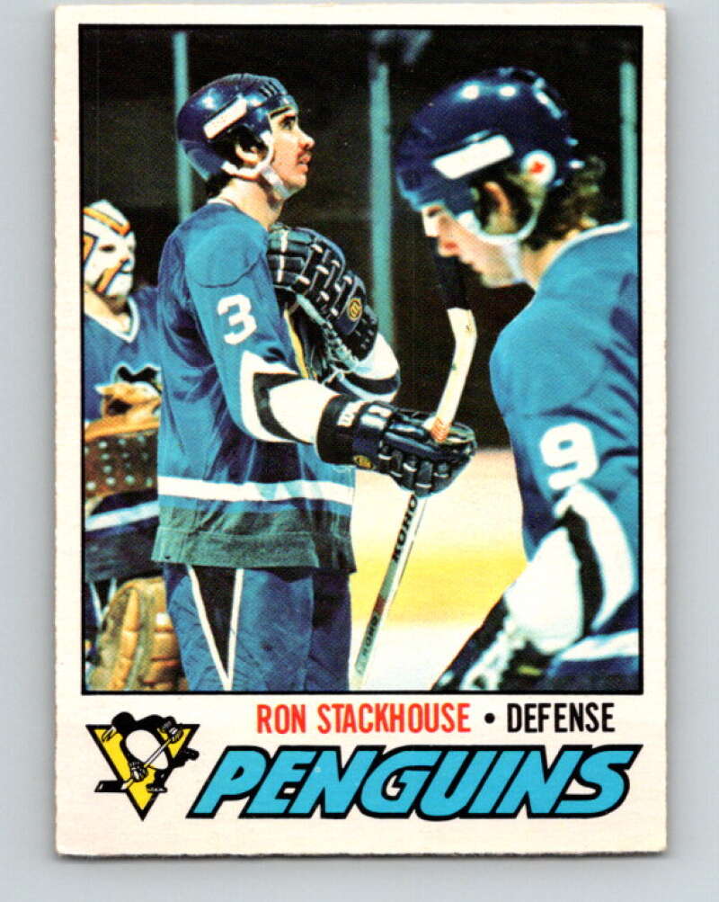 1977-78 O-Pee-Chee #157 Ron Stackhouse  Pittsburgh Penguins  V14004