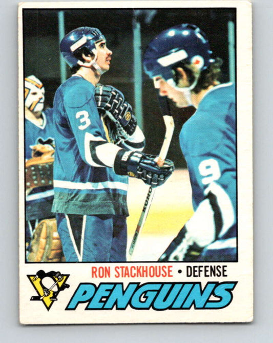 1977-78 O-Pee-Chee #157 Ron Stackhouse  Pittsburgh Penguins  V14005