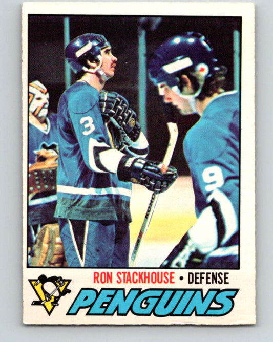 1977-78 O-Pee-Chee #157 Ron Stackhouse  Pittsburgh Penguins  V14006