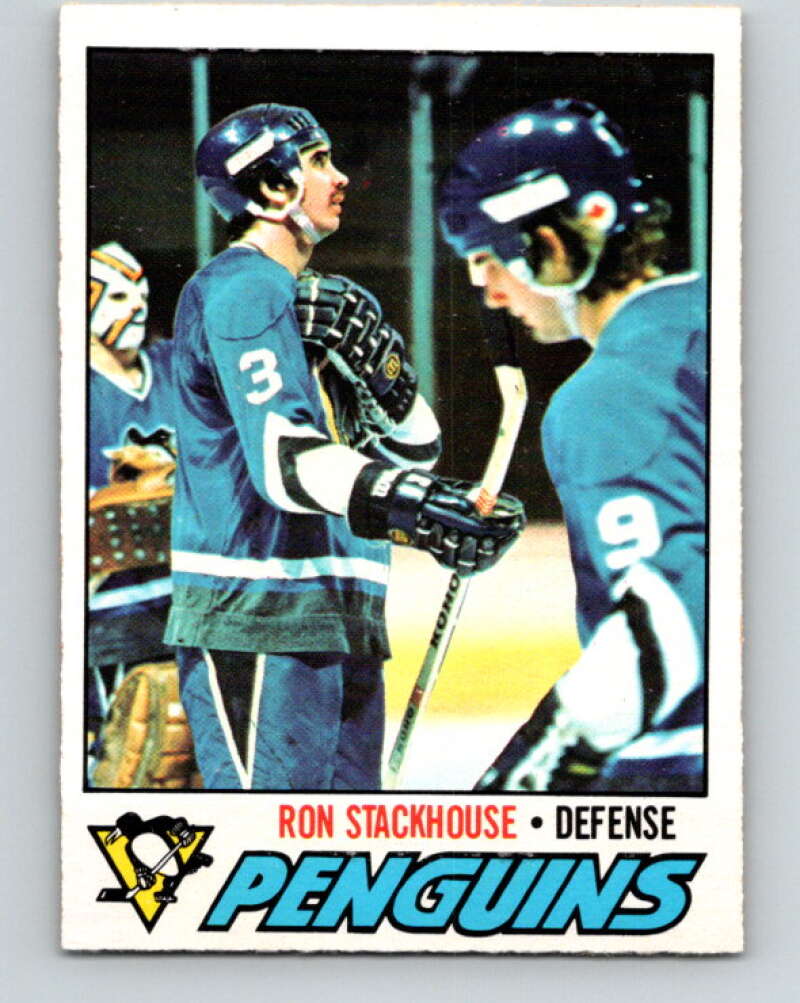 1977-78 O-Pee-Chee #157 Ron Stackhouse  Pittsburgh Penguins  V14007