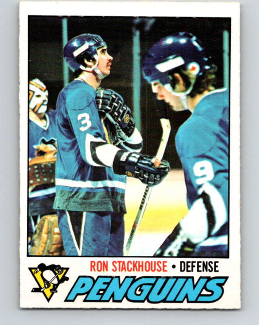 1977-78 O-Pee-Chee #157 Ron Stackhouse  Pittsburgh Penguins  V14007