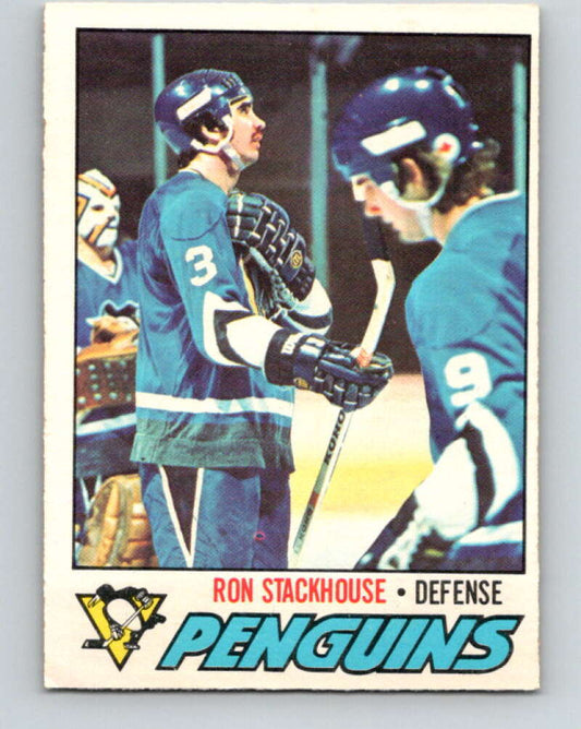 1977-78 O-Pee-Chee #157 Ron Stackhouse  Pittsburgh Penguins  V14008